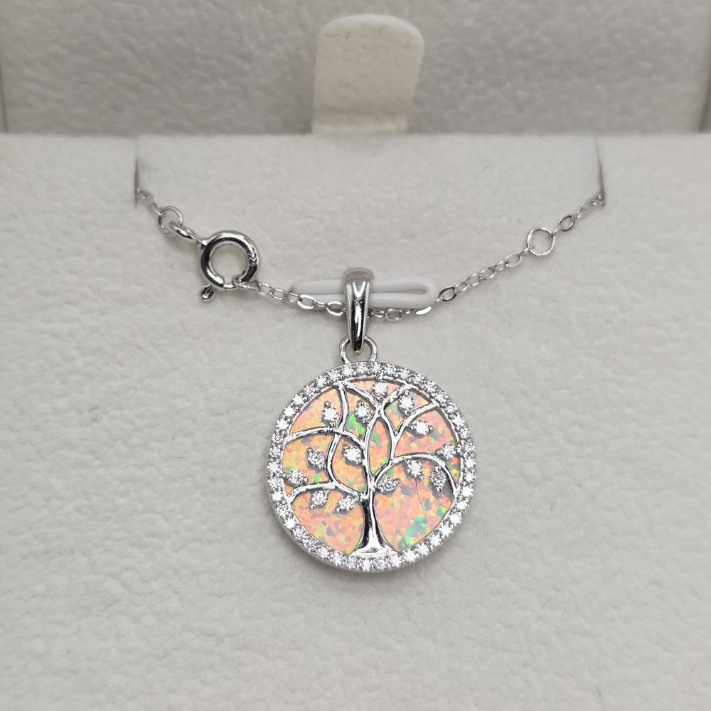 🌳 Silver S925 Tree of Life with Moissanite Gemstones ✨ - Picture 3 of 6